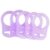 MAM Siliconen Fopspeen Ringen | Fopspeen clip | Fopspeenhouder | 5 stuks | Transparant paars